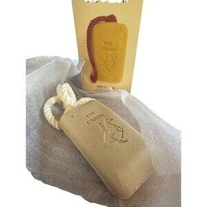 NOS Vintage Eve Caron Men's Soap On A Rope 6 oz Musk Bar Jenere Unused
